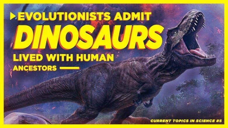 Science admits humans and dinosaurs live together.
